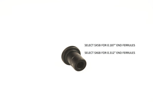 SX-5B Light Source Adapter 0.191 ID", for light sources 15mm (.590" ID), B, B1 and HB fiber input port diameter