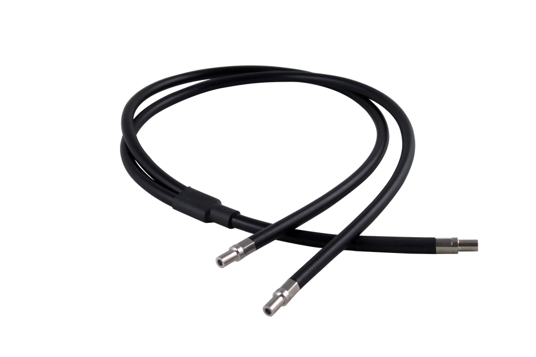 EE4 & EEX4 type, Dual Fiber Optic Cable, 1/4" (6.3mm) Non-Randomized Fiber Bundle