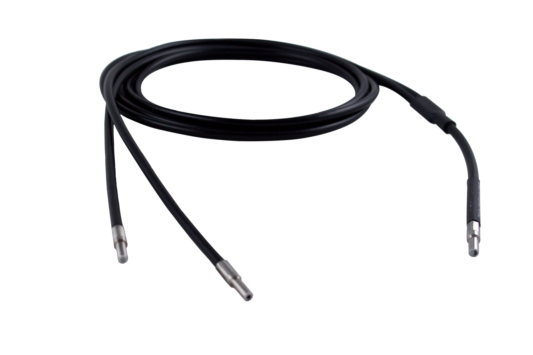 EE8 & EEX8 Type, Dual Fiber Optic Cable, 1/8" (3.17mm) Non-randomized Fiber Bundle