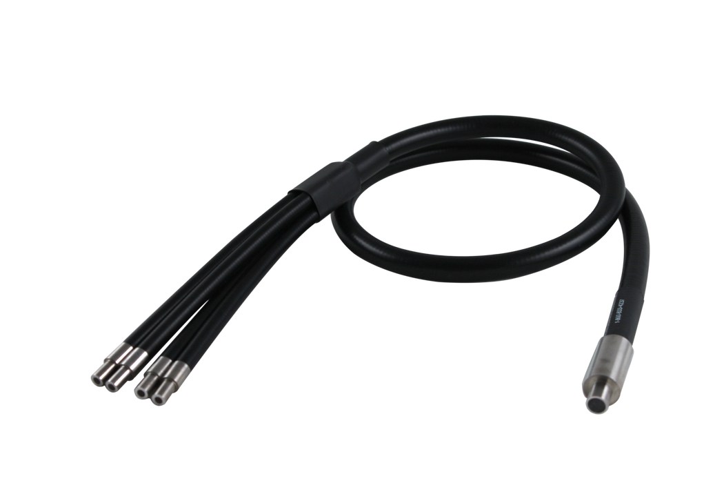 MBR type Quad Glass Fiber Optic Cable, 0.354" (9.0mm) Active Fiber Bundle
